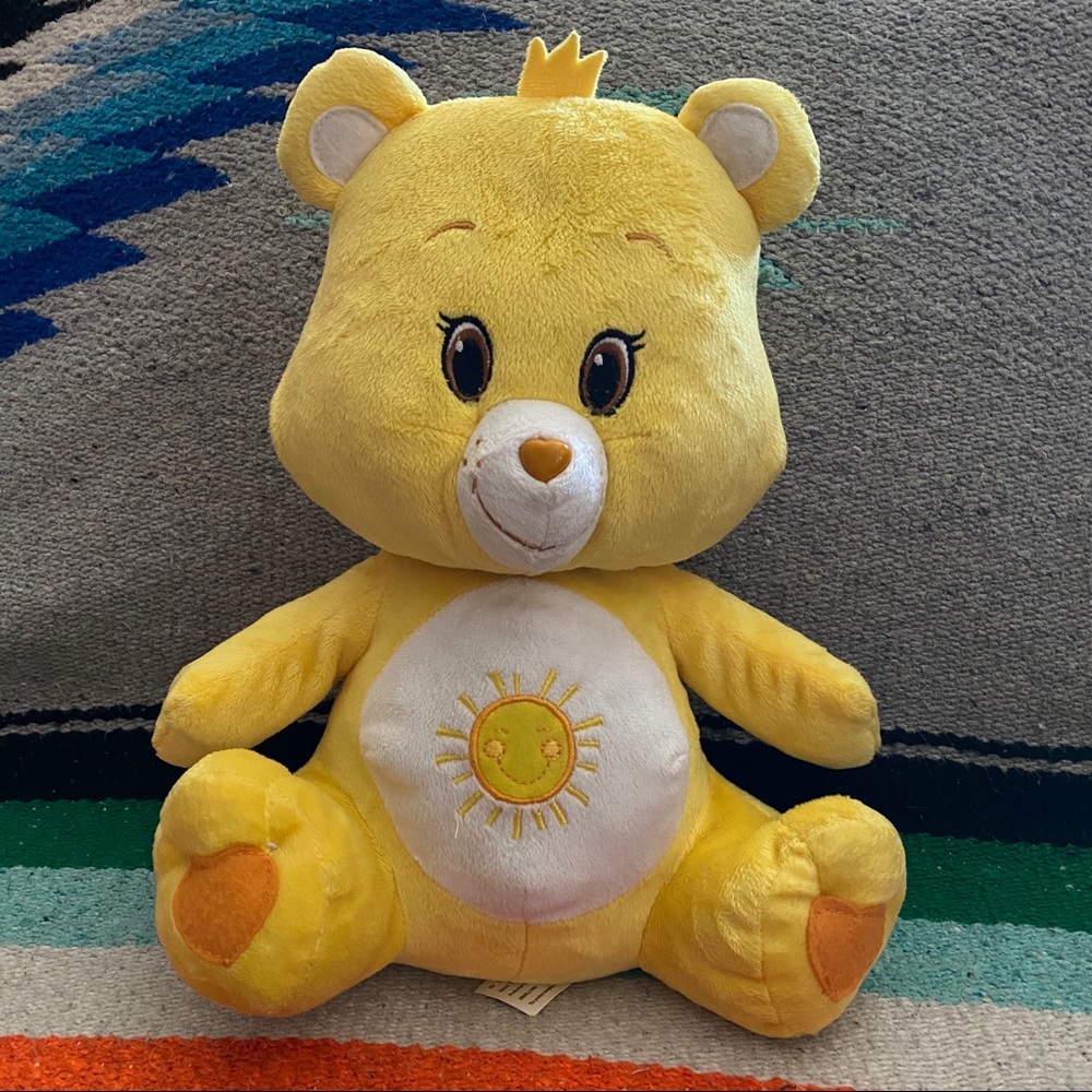 2016 Yellow Sunshine Care Bear Funshine 12” Plush
